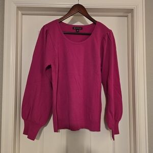 INC International Concepts Fuchsia Long Sleeve Sweater